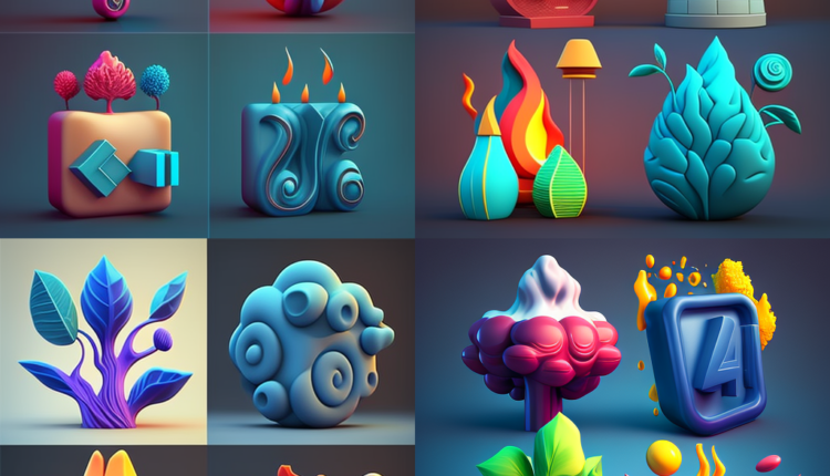 3D Clay Icons