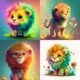 Mid Journey Prompt for Children’s Book Character – Cute Lion