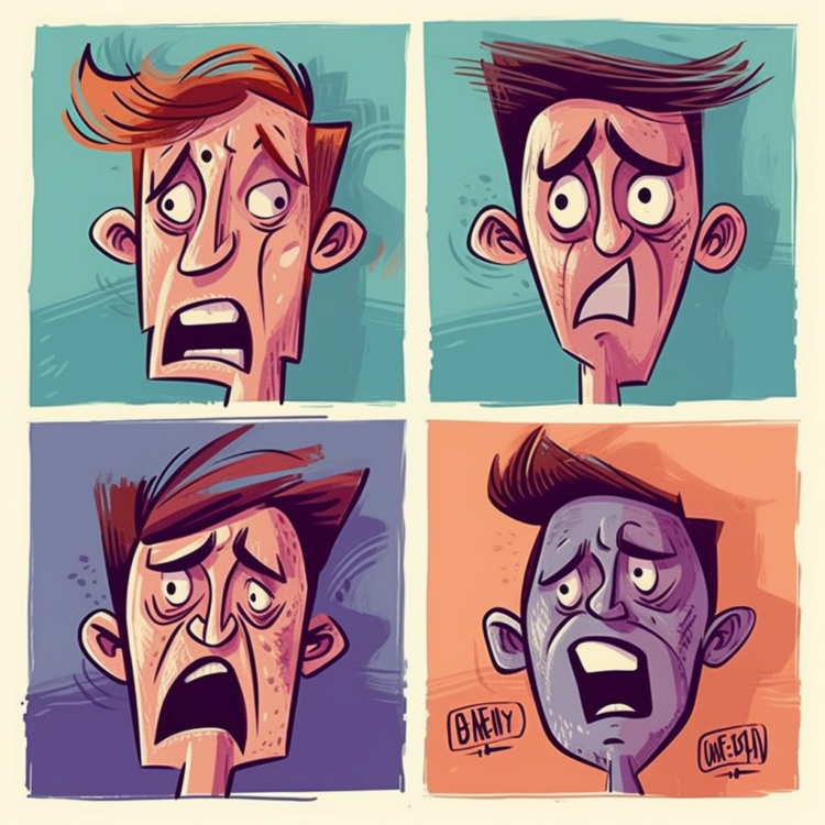 Characters with Multiple Expressions