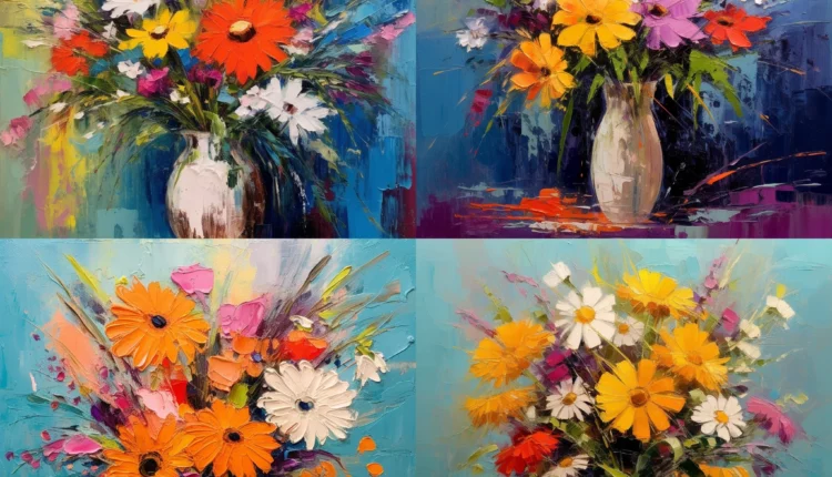 Oil Paintings of Flowers