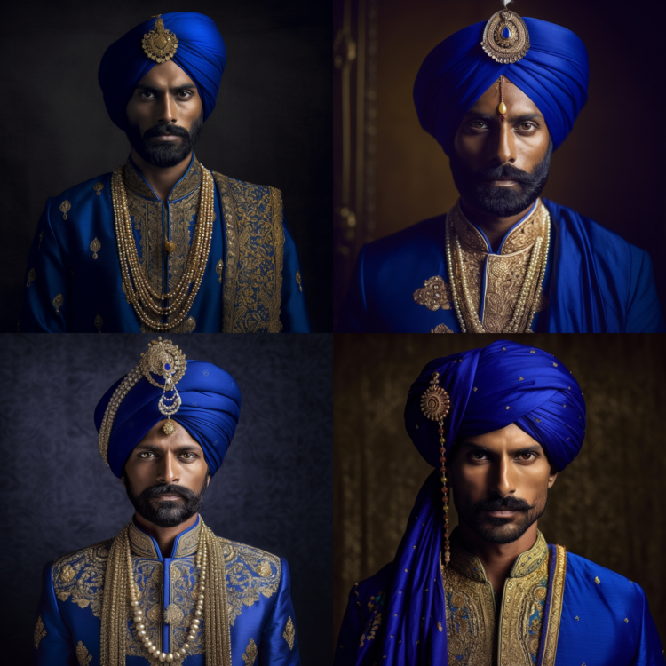 A Portrait of an Indian Man