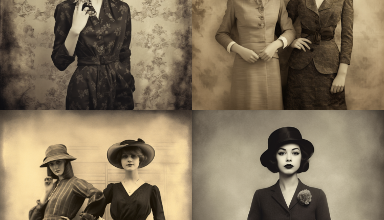 Vintage Style Photographs of Women