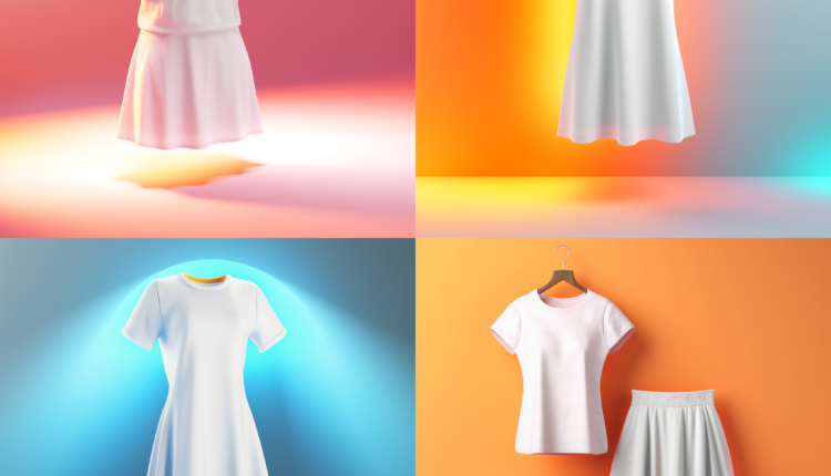 Blank Clothing Mockup Flat Templates