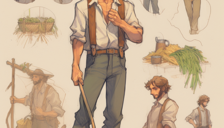 Character Design of a Farmer