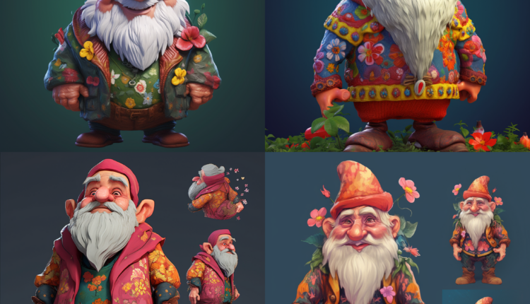 Character Design of a Garden Gnome