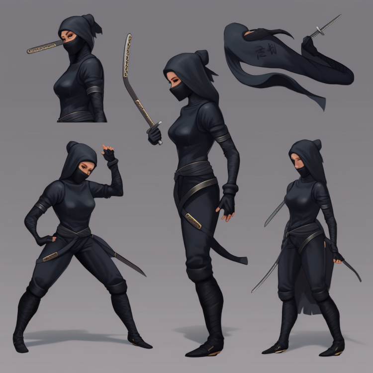 Character Design of a Ninja