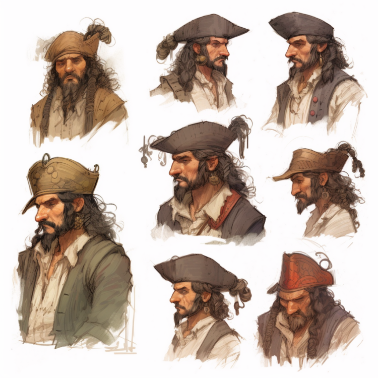 Character Design of a Pirate