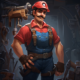 Midjourney Prompt for Character Design of a Plumber