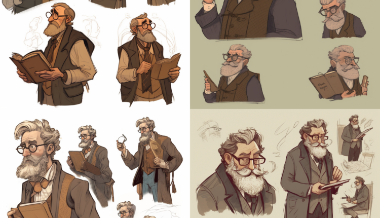 Character Design of a Professor