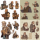 Midjourney Prompt for Character Design of a Professor