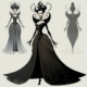 Midjourney Prompt for Character Design of an Evil Queen