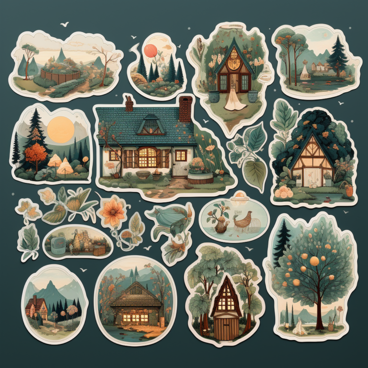 Cottagecore Stickers