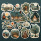 Midjourney Prompt for Cottagecore Stickers