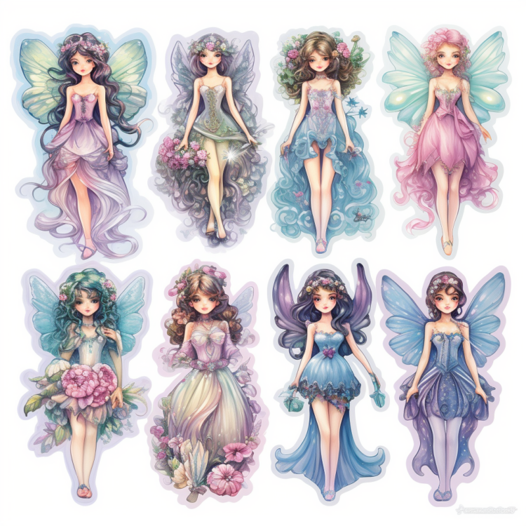 Fairies Sticker Sheet