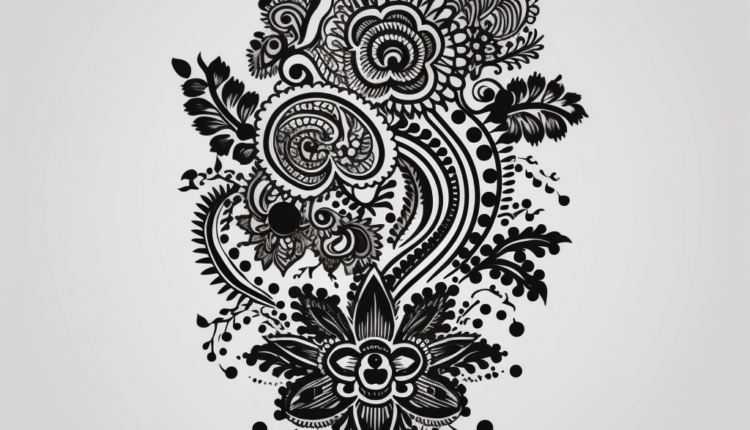 Mehendi Design Sticker