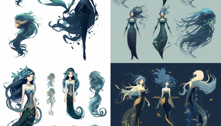 Mermaid Character Design