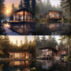 Midjourney Prompt for Modern Architectural Cabin