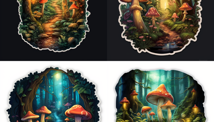 Mushroom Stickers