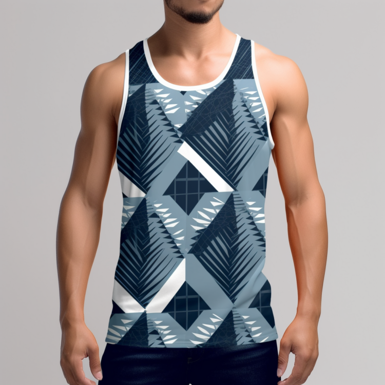 Sleeveless T-Shirt Design for Men