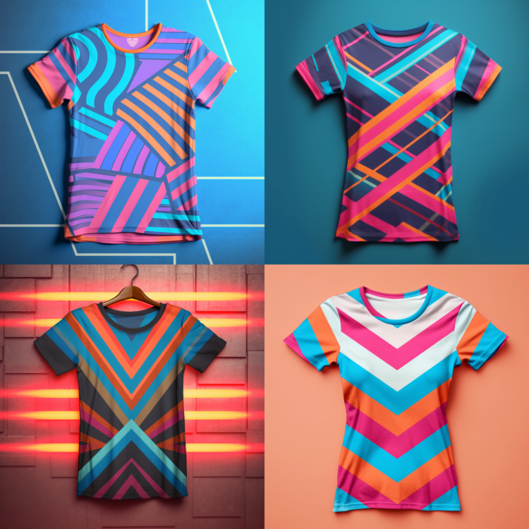 Striped T-Shirt Design for Women