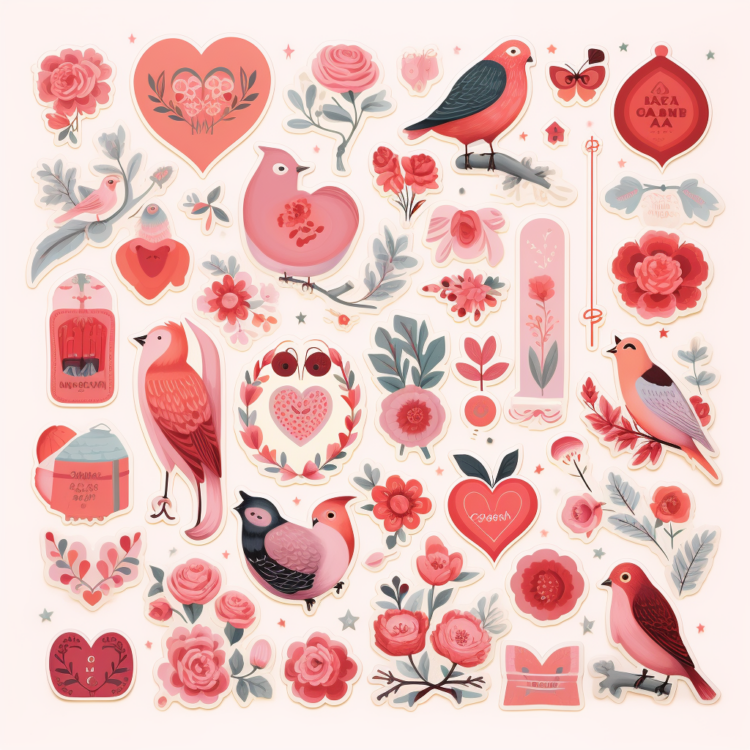 Valentine's Day Stickers