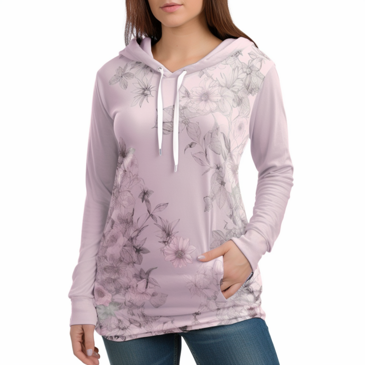 Women’s Hooded T-Shirt Design