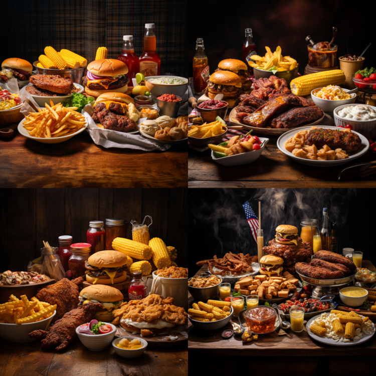 American Cuisine Stock Photos