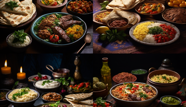 Arab Cuisine Stock Photos