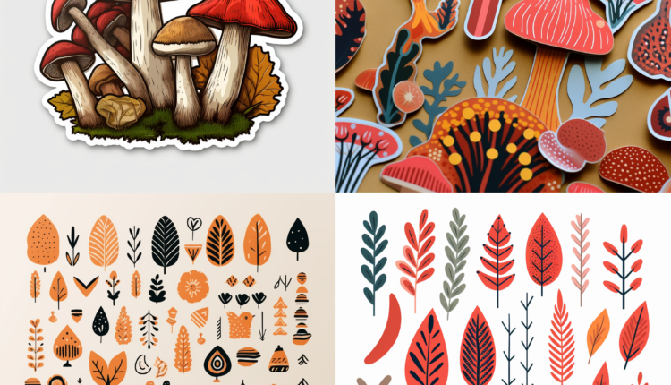 Autumn-themed Stickers