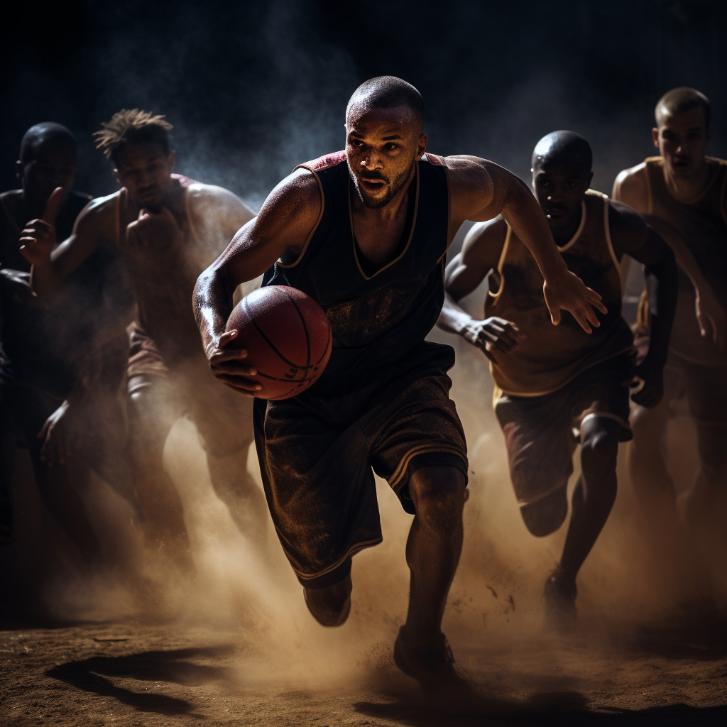 Midjourney Prompt for Basketball Stock Photos | Promptrr.io