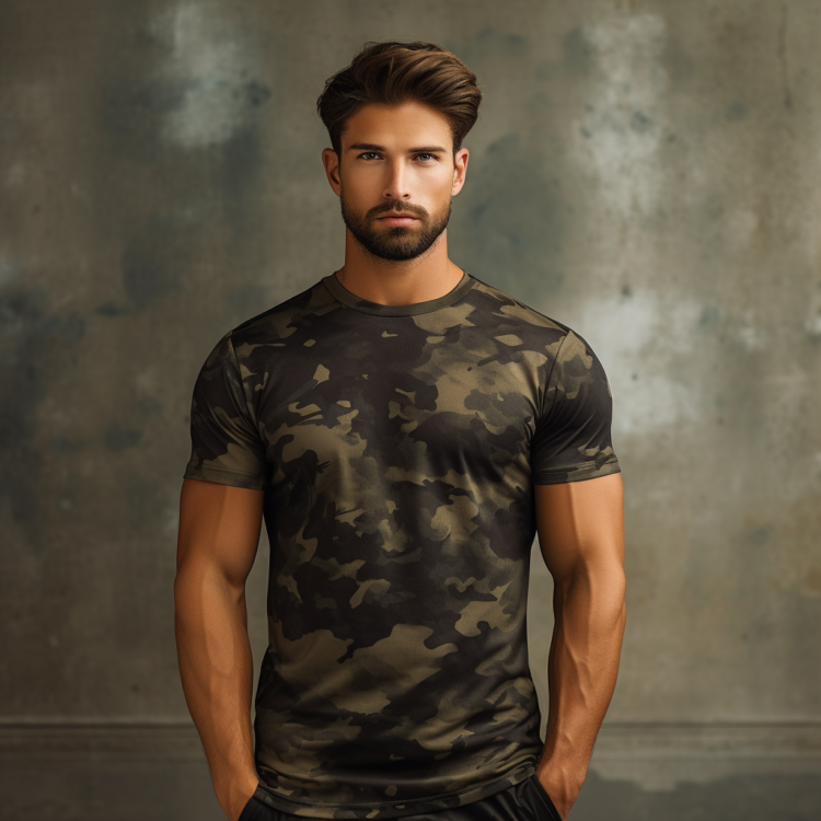 Camouflage T-Shirt Design