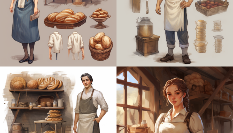 Character Design of a Baker