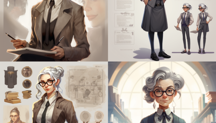 Character Design of a Librarian