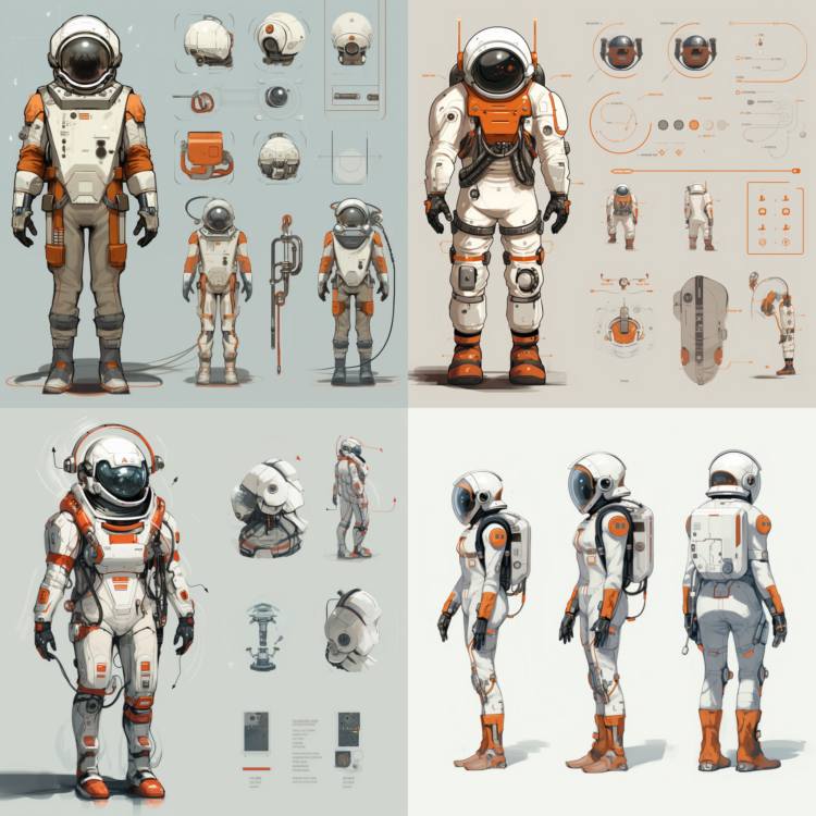 Character Design of an Astronaut