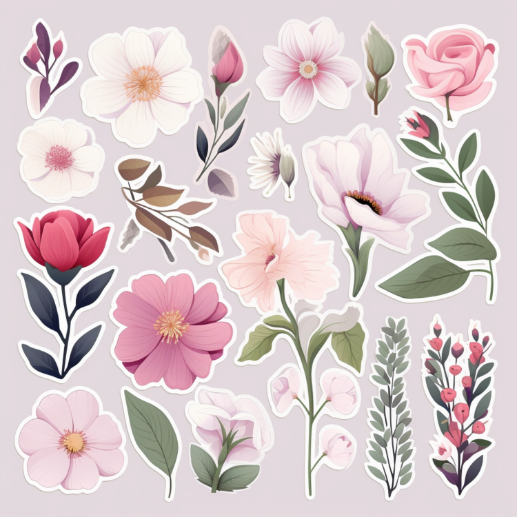 Floral Stickers