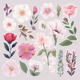 Midjourney Prompt for Floral Stickers