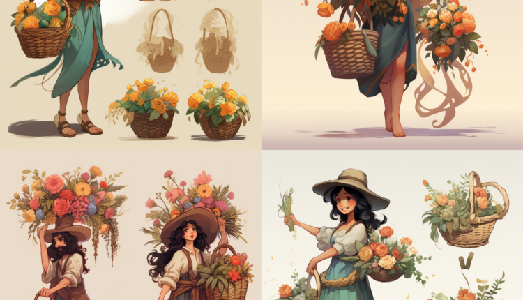 Florist Character Design