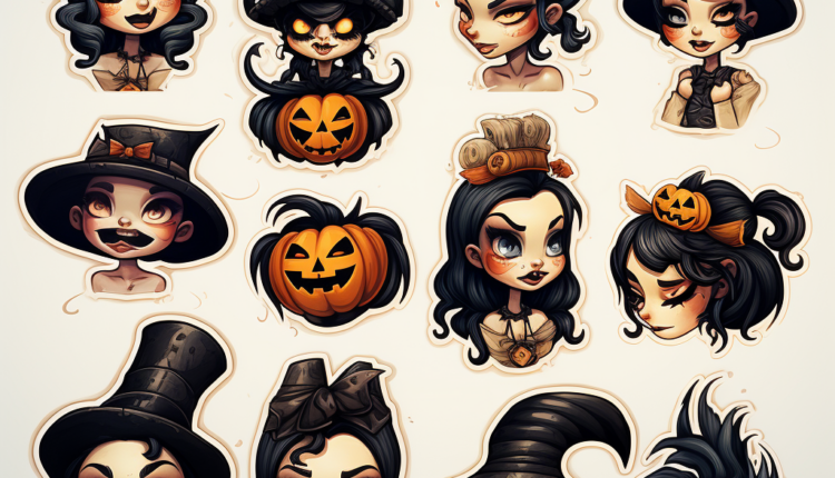 Halloween-Themed Stickers