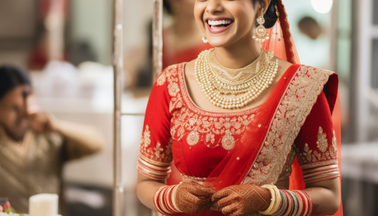 Indian Bride Stock Photo