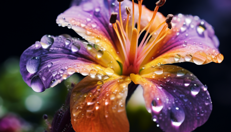 Macro Photo of a Flower