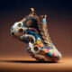 Sneakers designed by Takashi Murakami | Midjourney Prompt