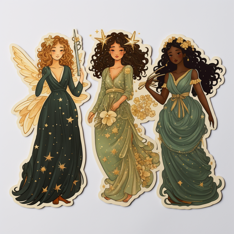 Stickers of Celestial Beings