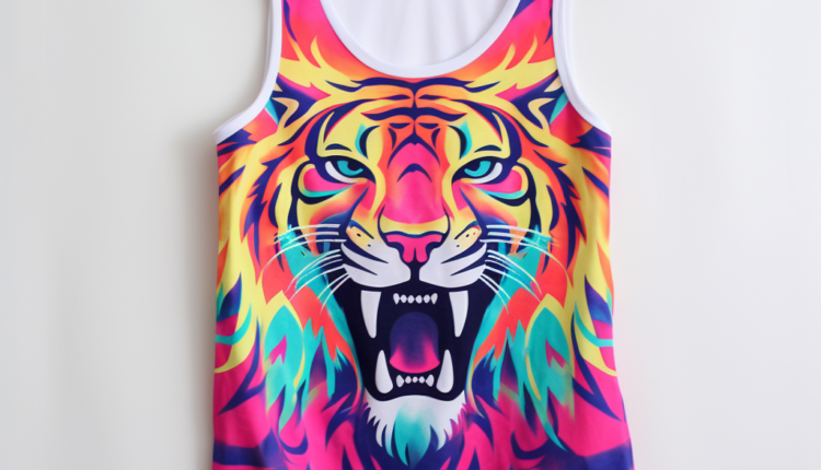 Tiger Print T-Shirt Design