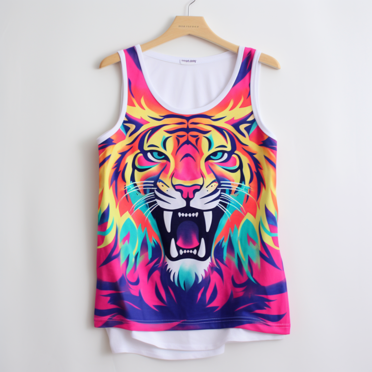 Tiger Print T-Shirt Design