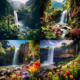 Midjourney Prompt for Waterfall Stock Photos