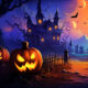Midjourney Prompts Halloween Backgrounds