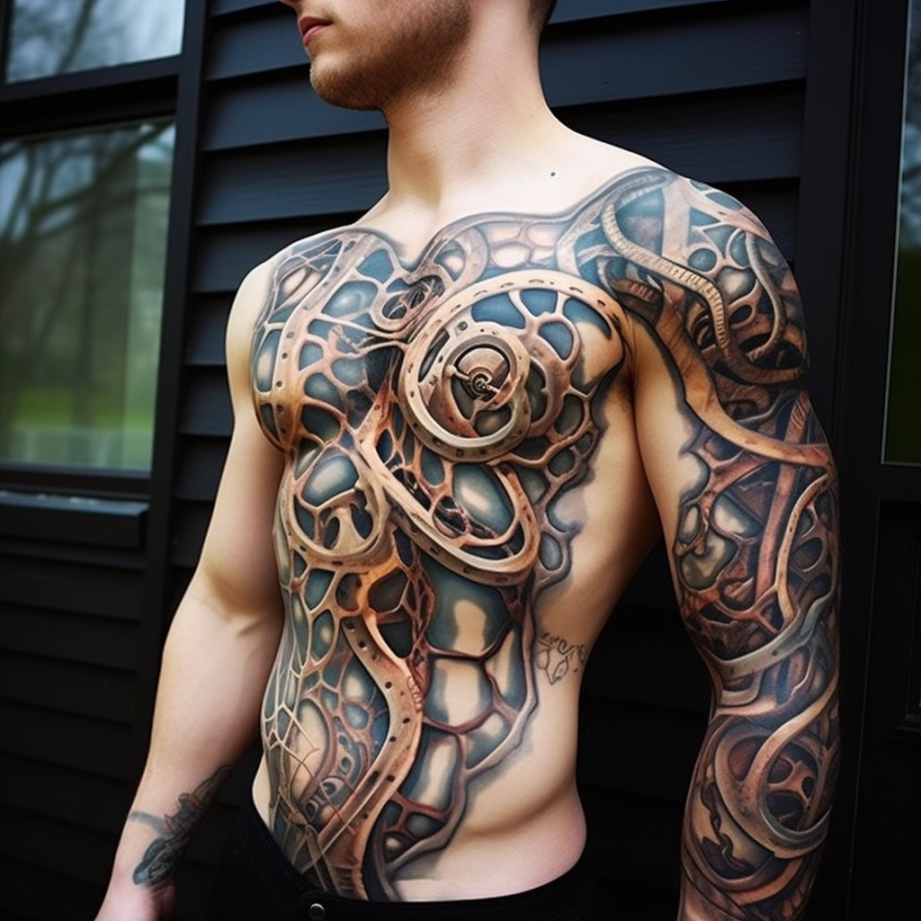 25 Amazing Biomechanical Tattoos Design | Tatuajes biomecanicos, Tatuajes  chiquitos, Brazos tatuados