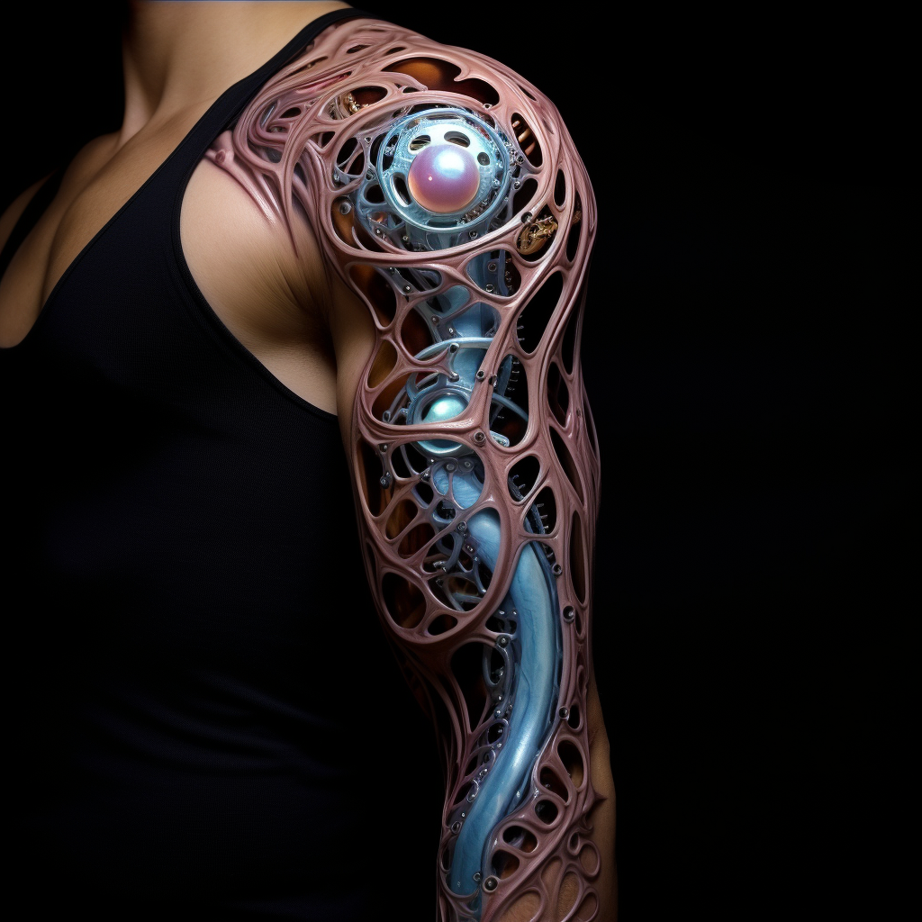 Biomechanical tattoo by Bekker Konstantin | Post 24114