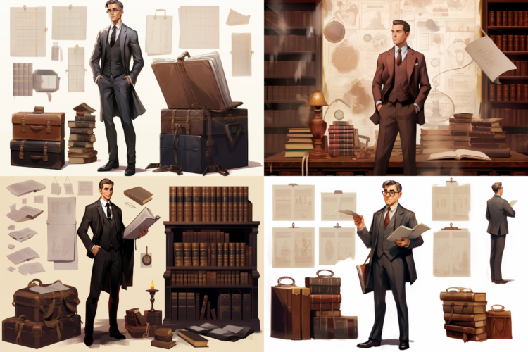 Character Design of a Lawyer