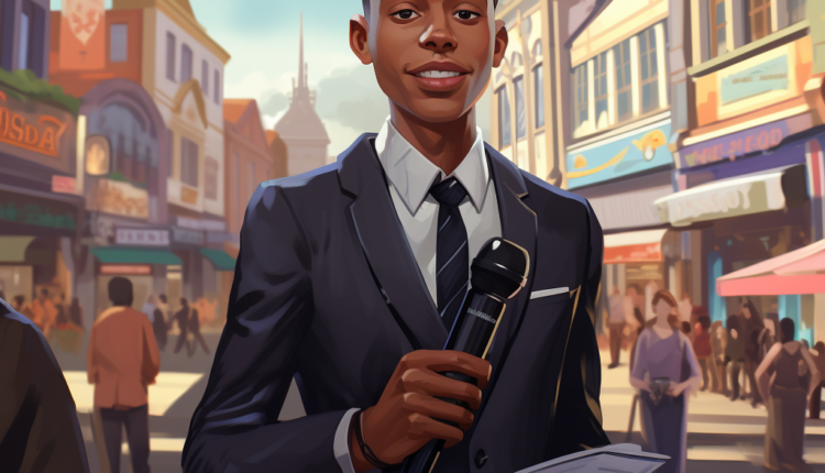 Character Design of a News Reporter